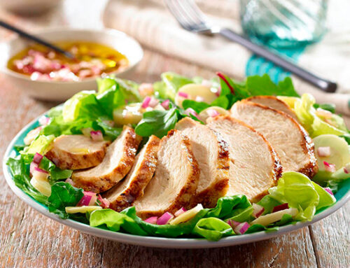 Ensalada de pollo a la parrilla
