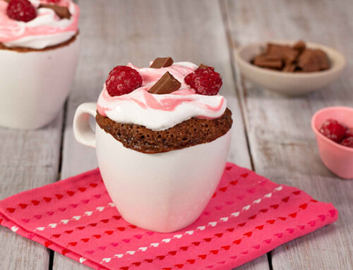 Mug cake de betabel