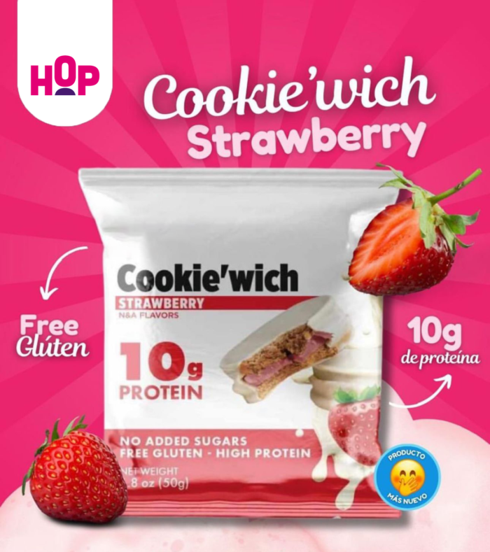 Cookie'wich Fresa (Caja de 10) - AGOTADO