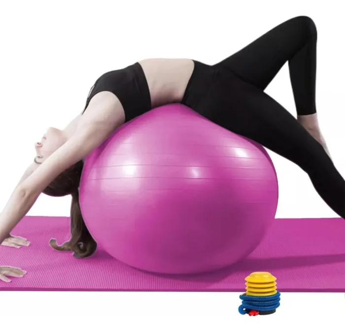 Pelota fitness de yoga acondicionamiento 65 cm con bomba